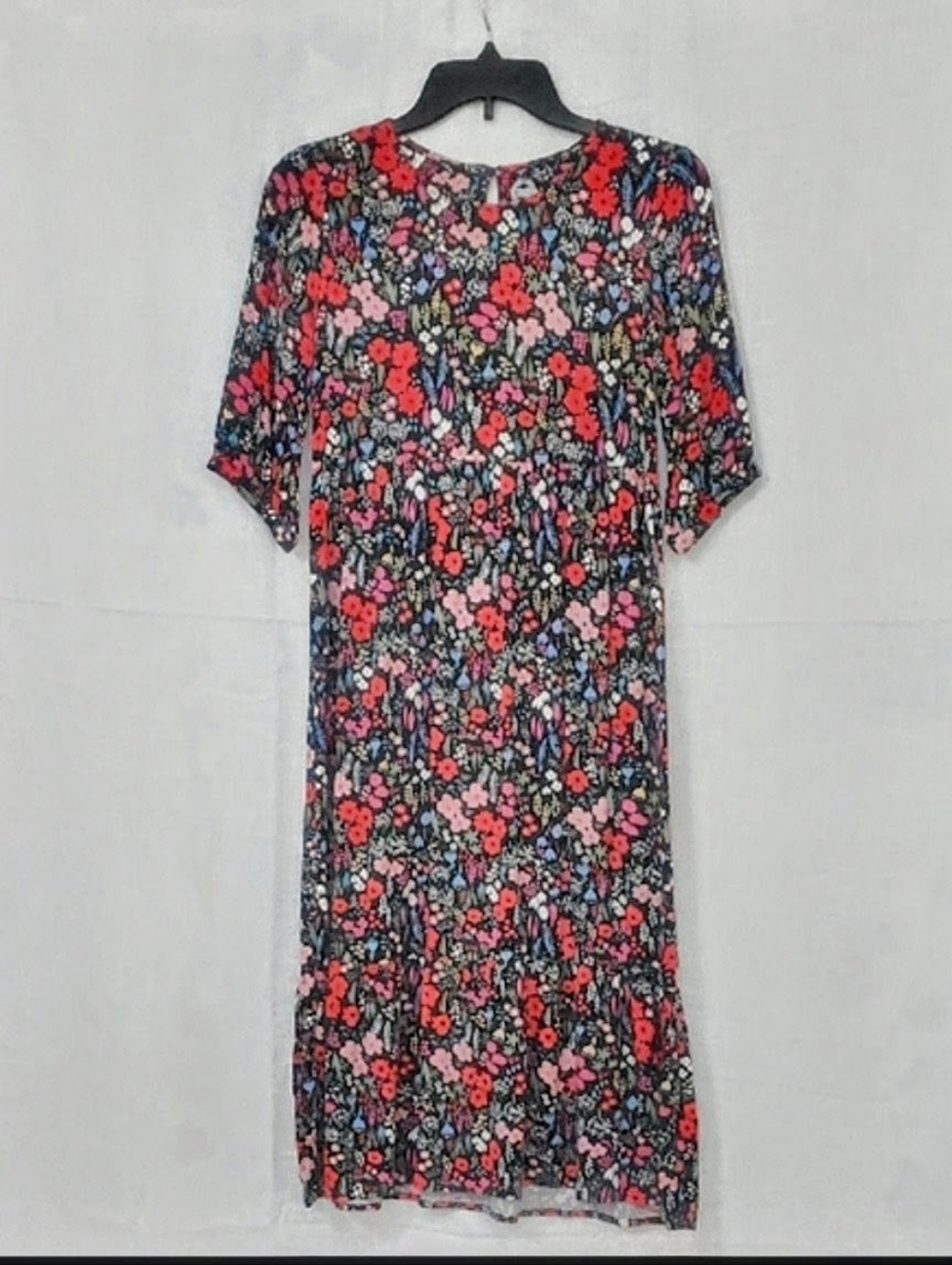 Floral Black Dress Kids 10/12